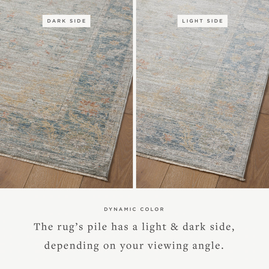 Millie Rug 04 | Slate / Multi