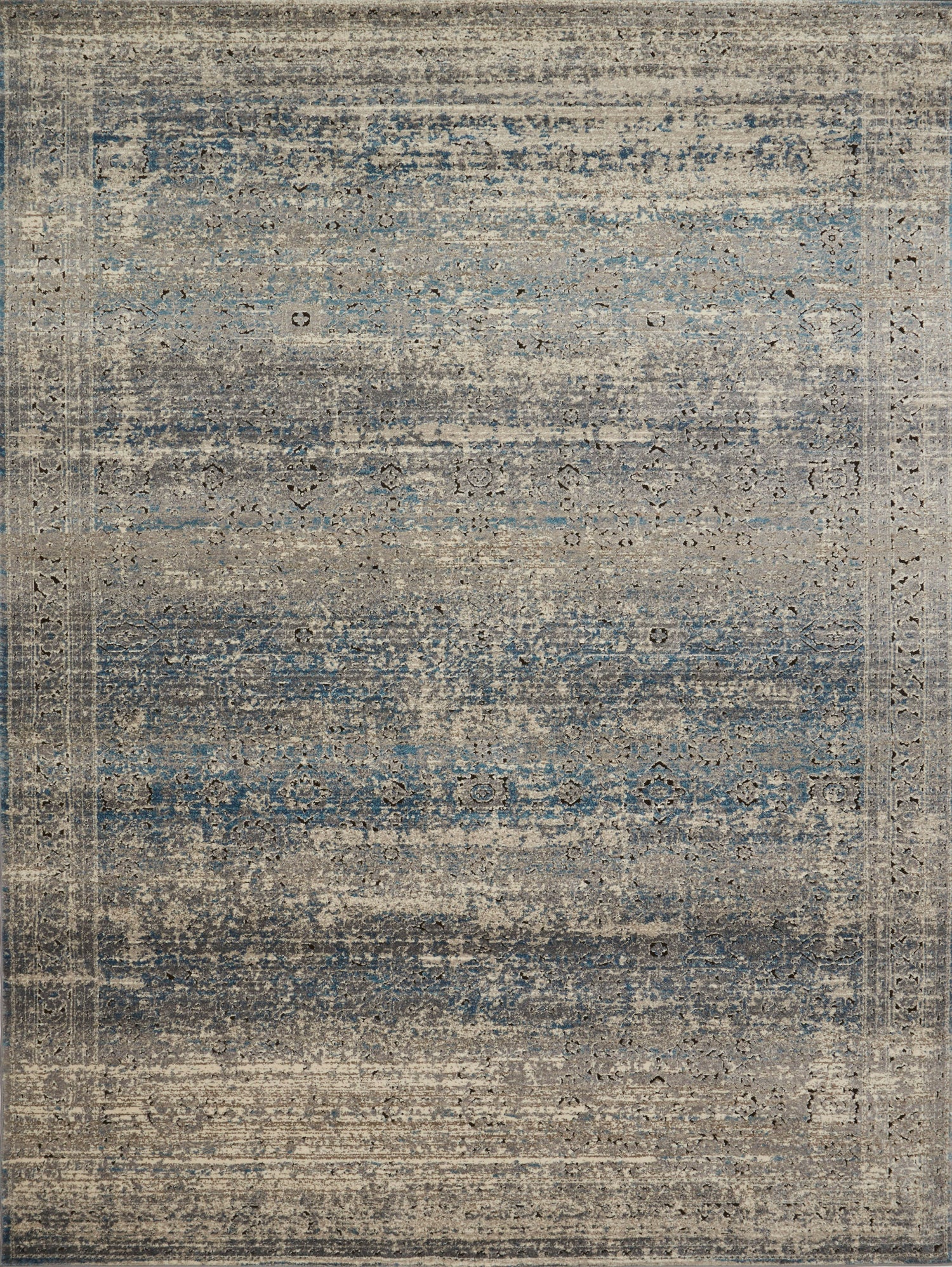 Millennium Rug 02 | Grey / Blue