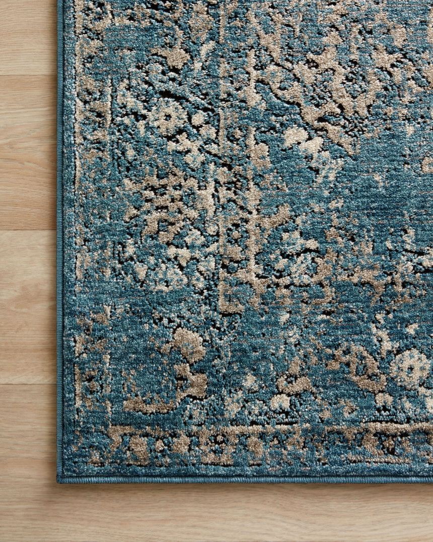 Millennium Rug 05 | Blue / Taupe