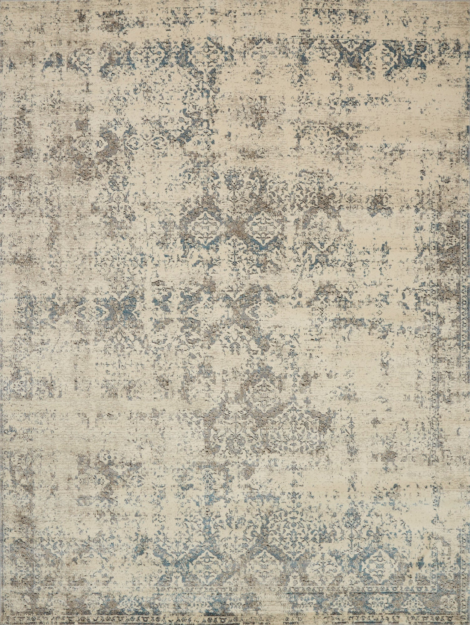 Millennium Rug 05 | Ivory / Grey