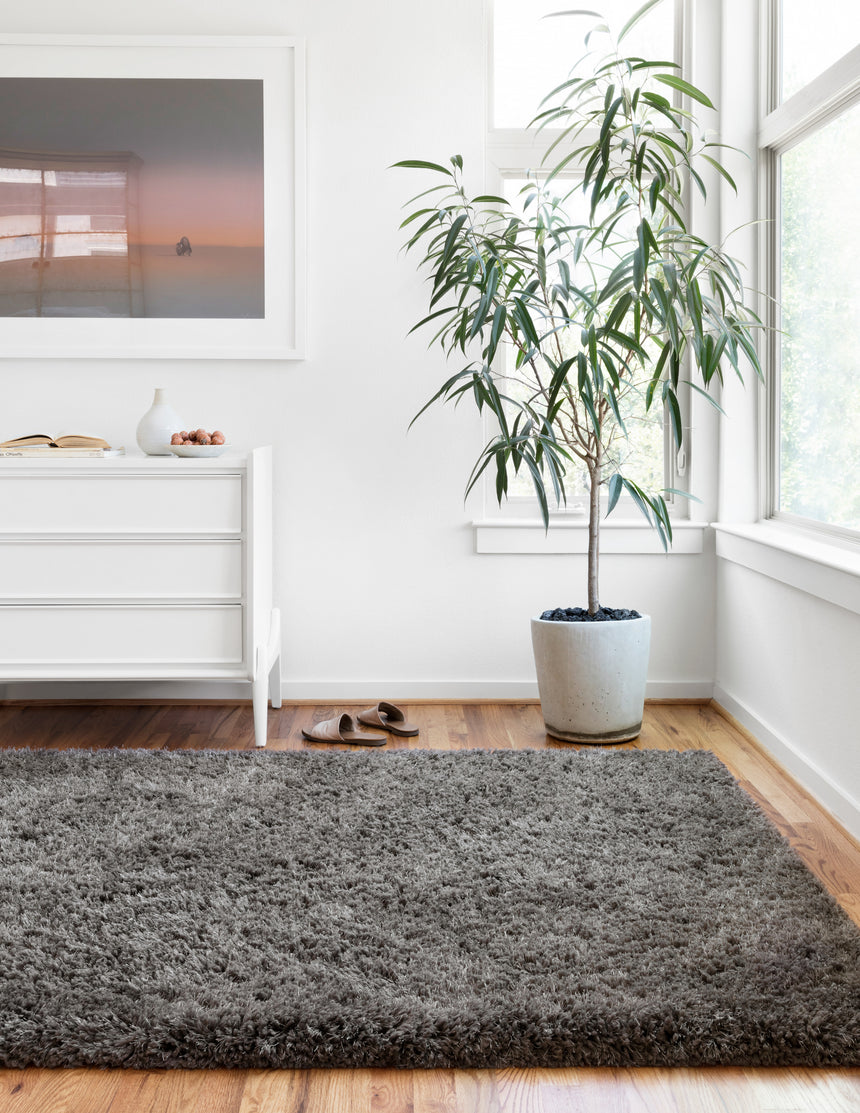 Mila Shag Rug 01 | Charcoal