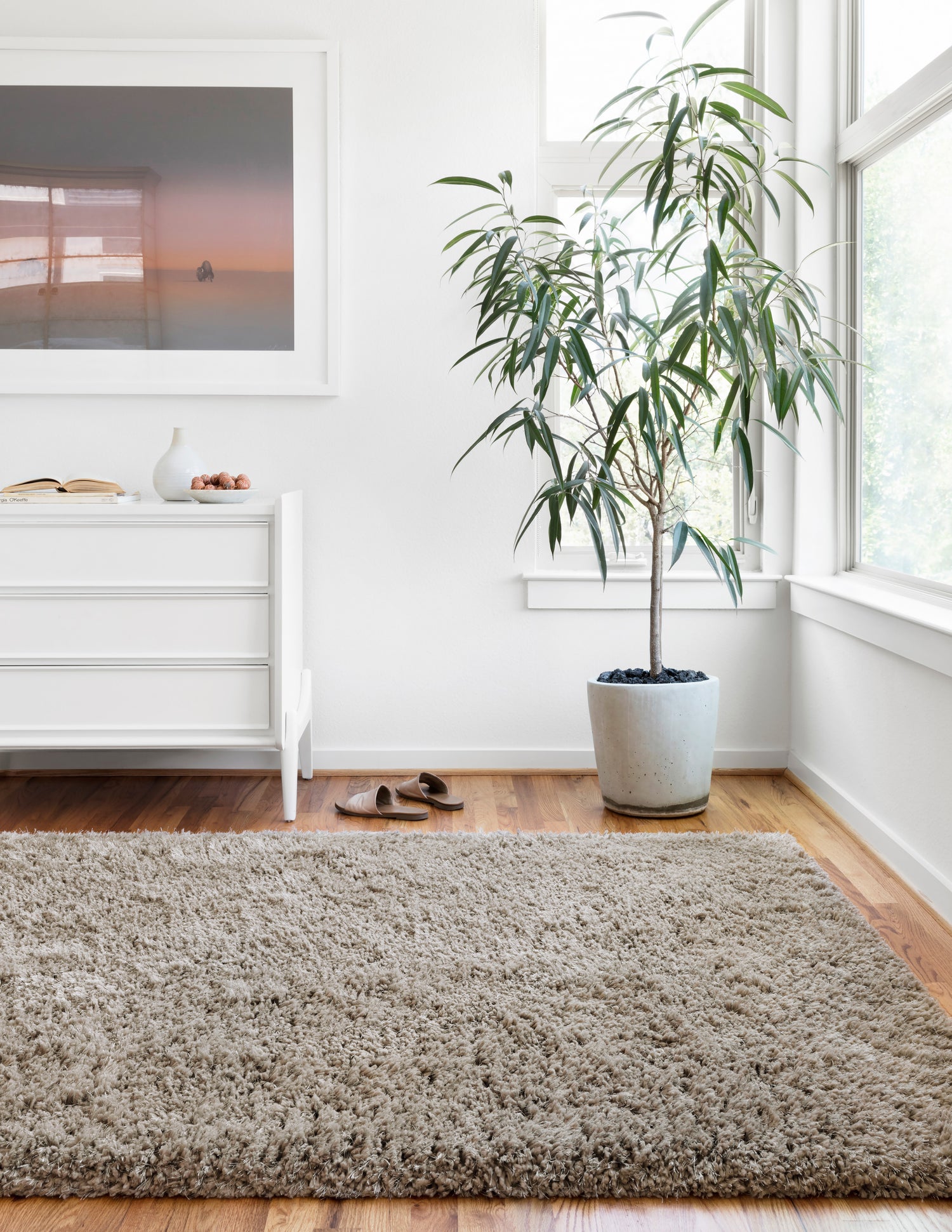 Mila Shag Rug 01 | Taupe