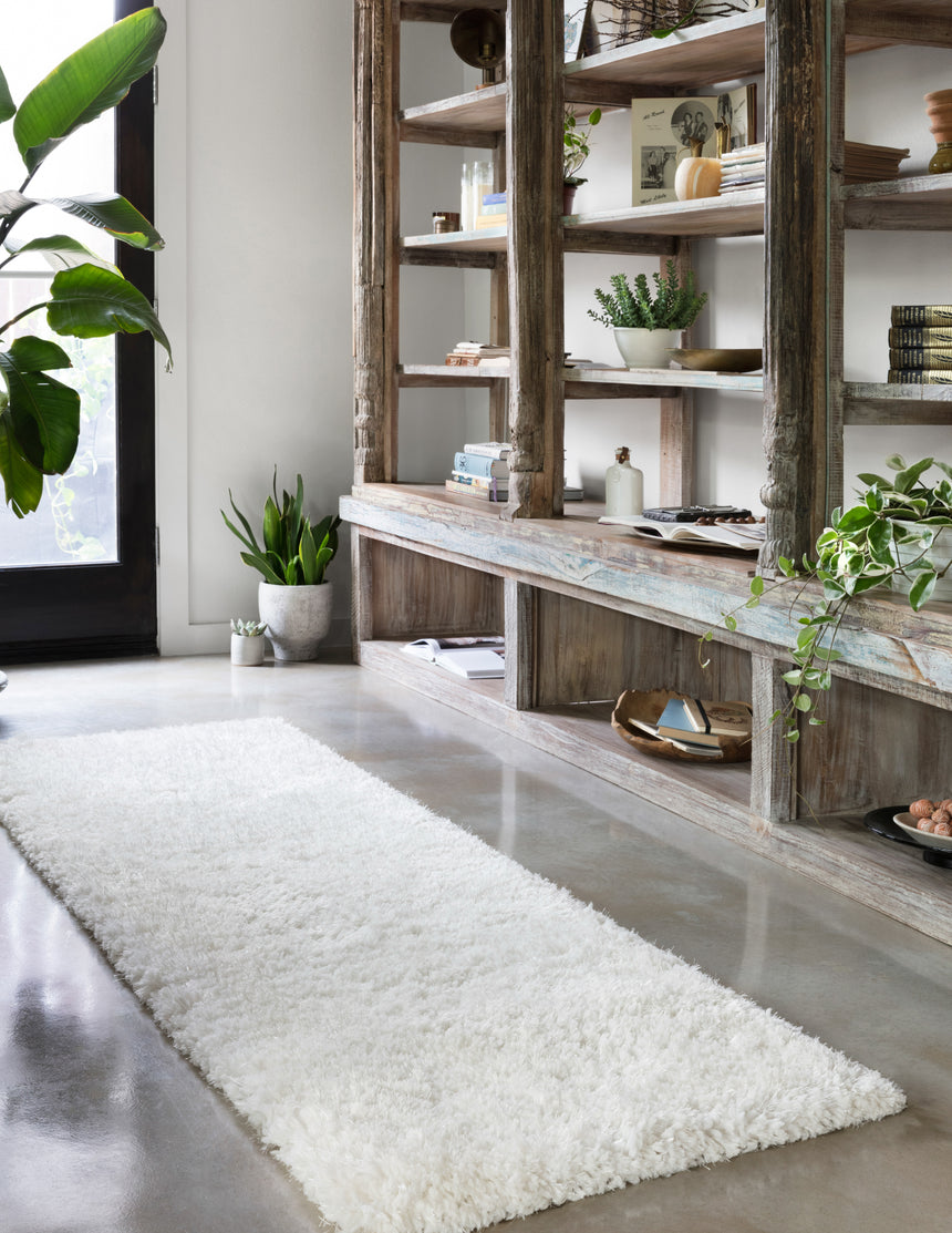 Mila Shag Rug 01 | White