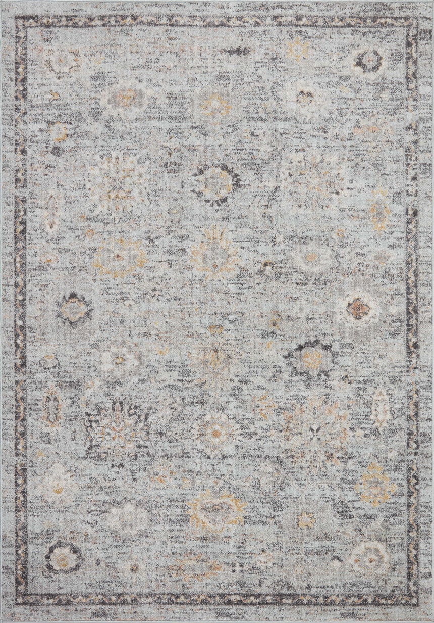 Monroe Rug 04 | Sky / Gold