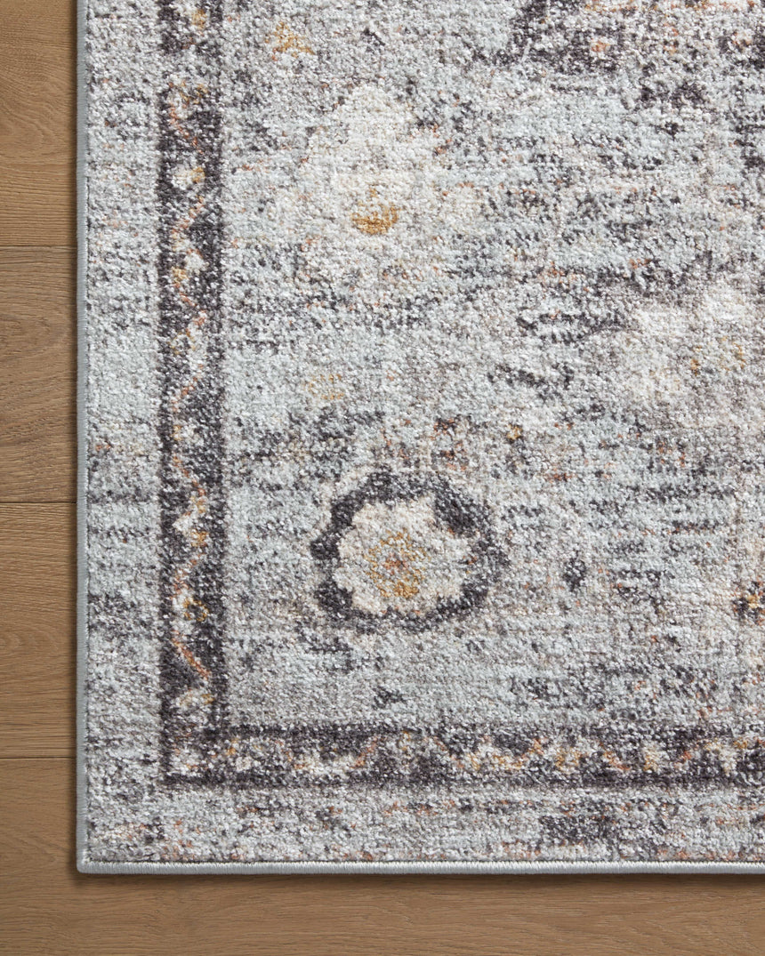 Monroe Rug 04 | Sky / Gold