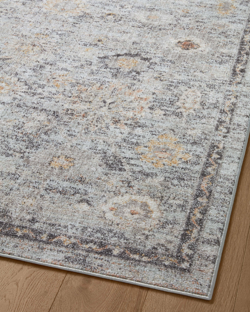 Monroe Rug 04 | Sky / Gold