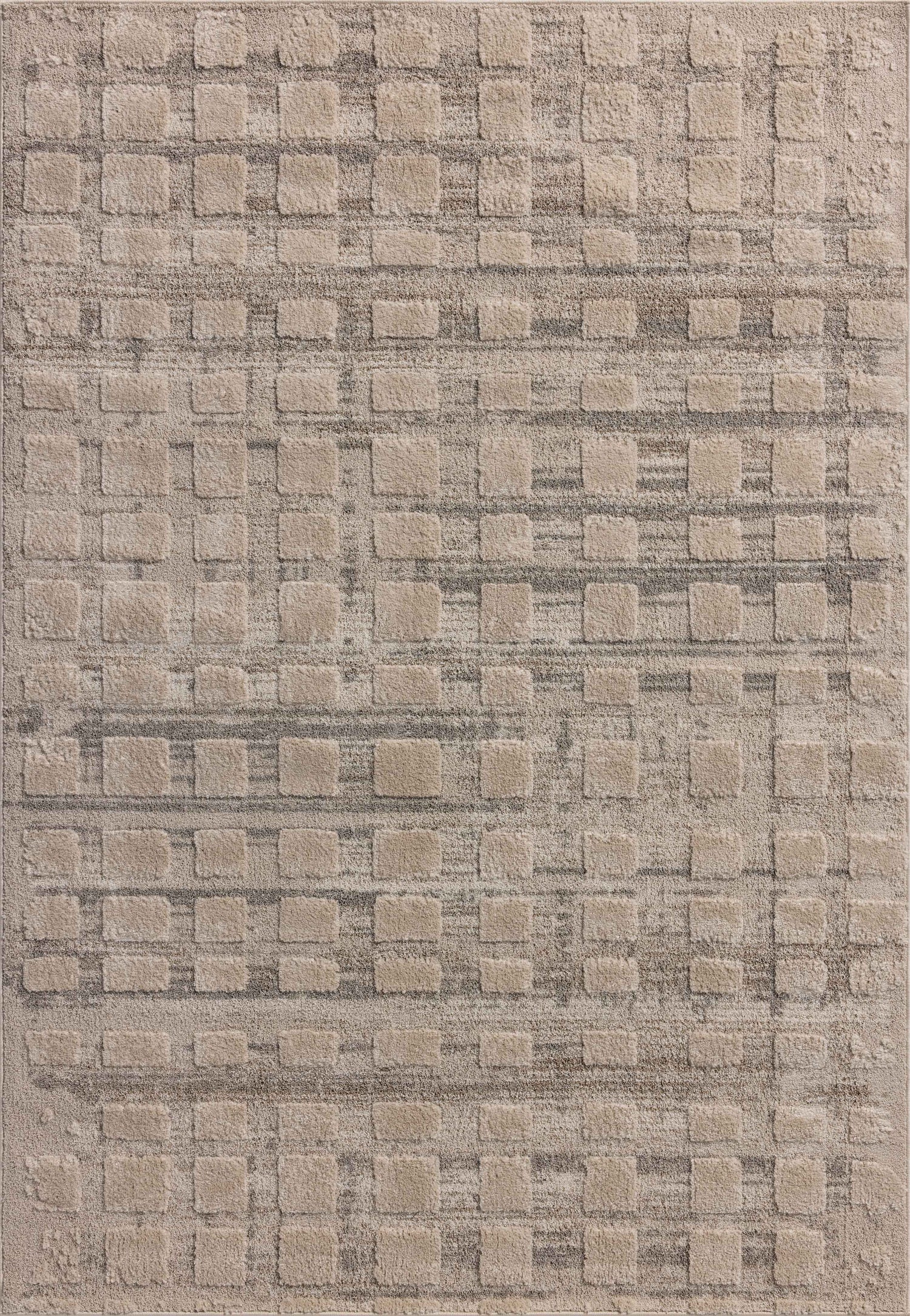 Monty  Rug 06 | Pebble / Beige