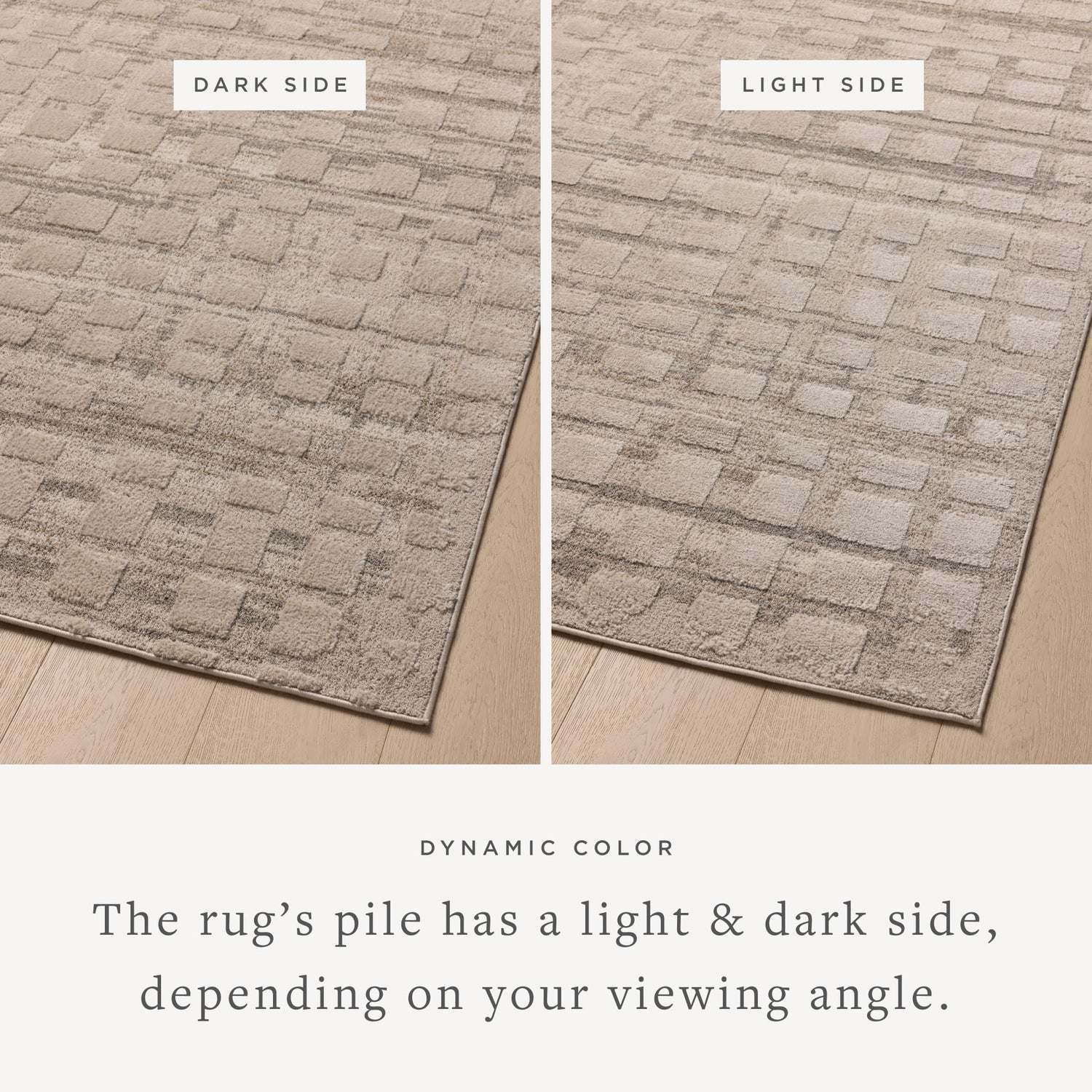 Monty  Rug 06 | Pebble / Beige