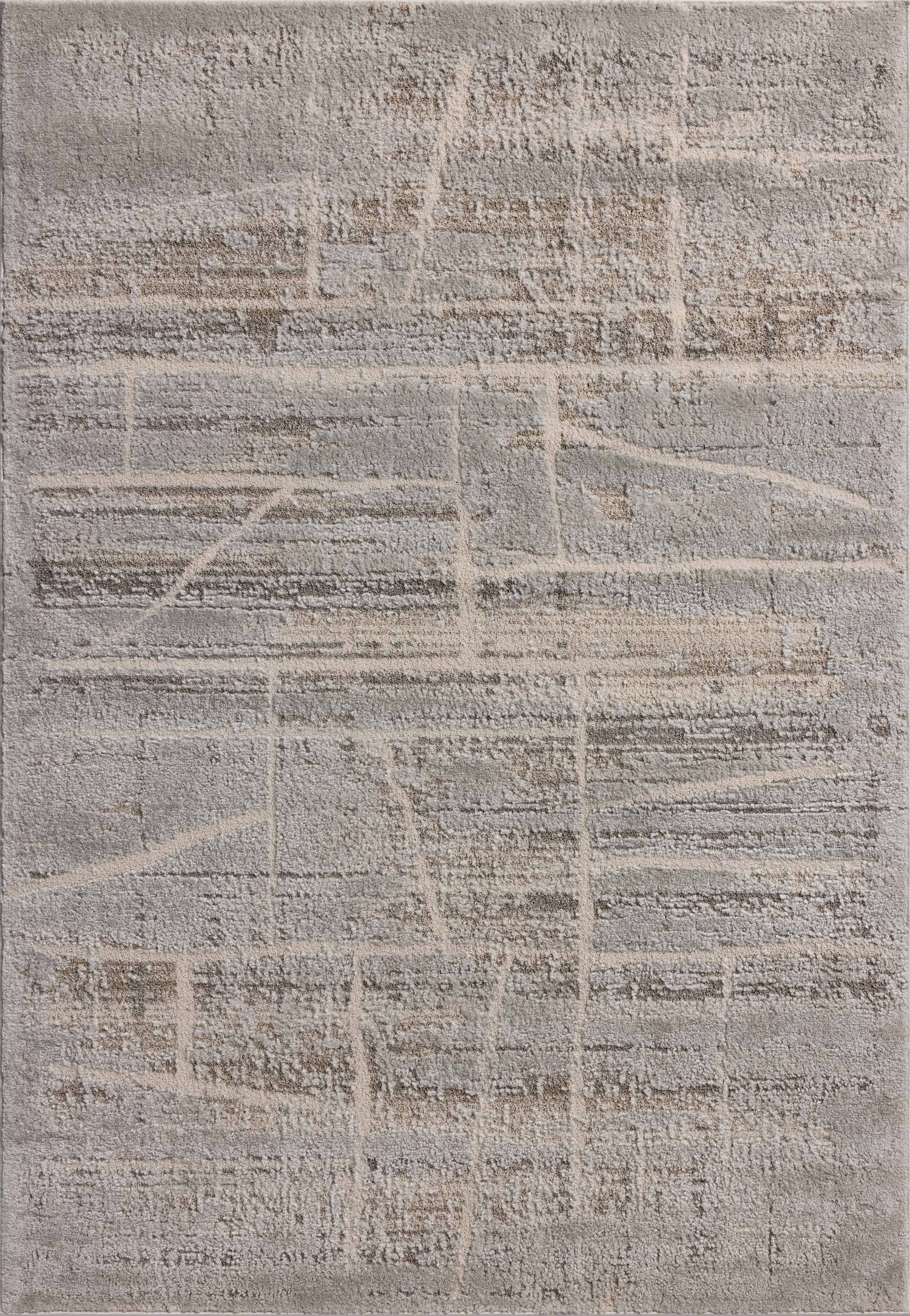 Monty  Rug 07 | Natural / Mist