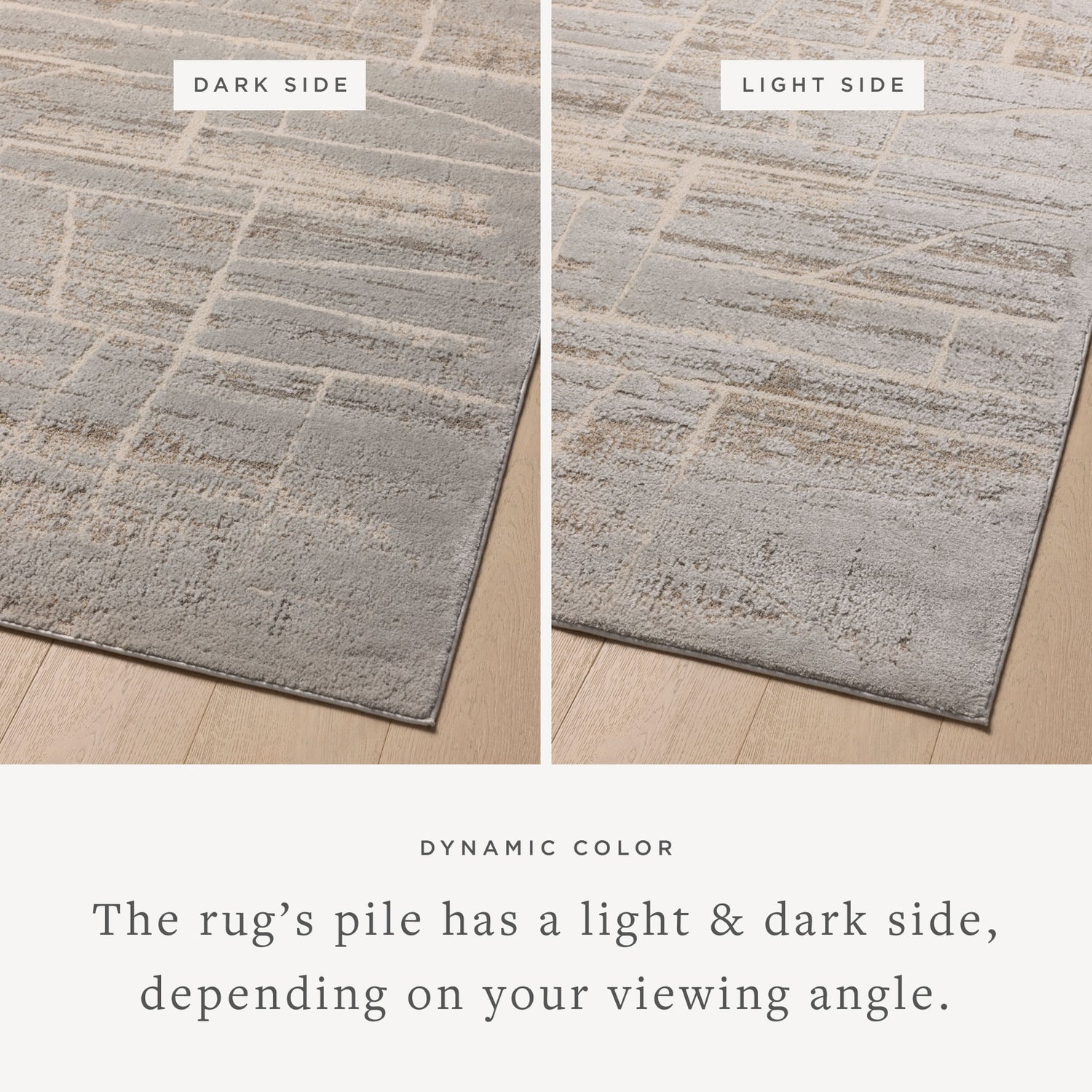 Monty  Rug 07 | Natural / Mist