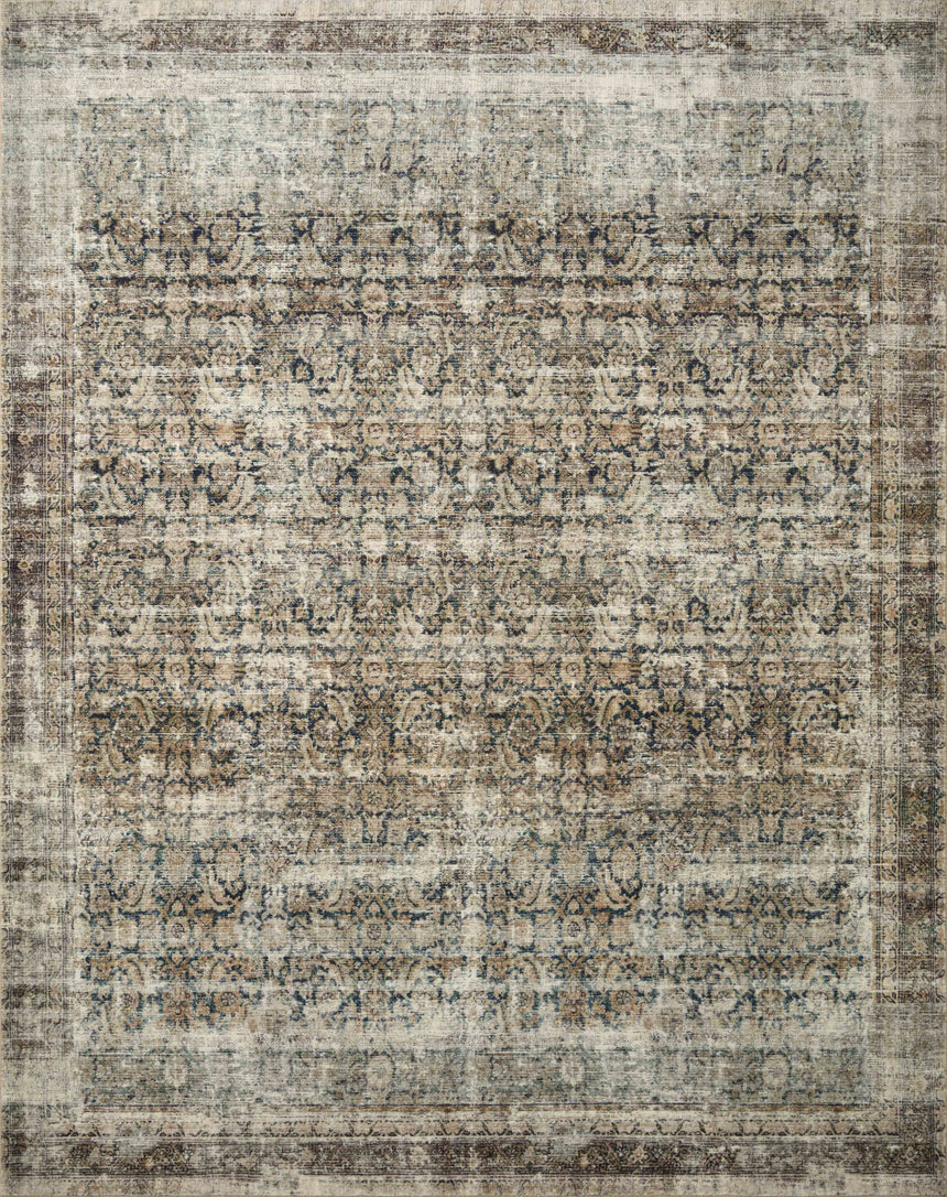 Morgan Rug 02 | Navy / Sand
