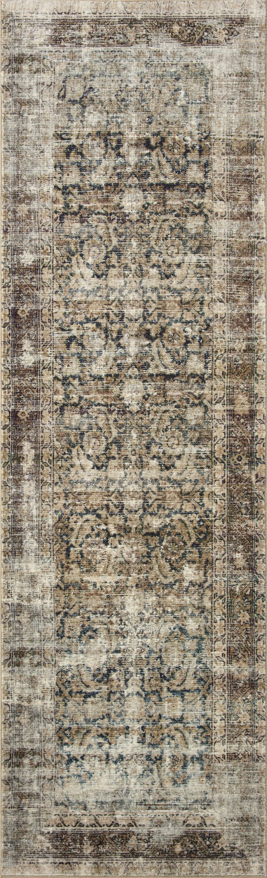 Morgan Rug 02 | Navy / Sand
