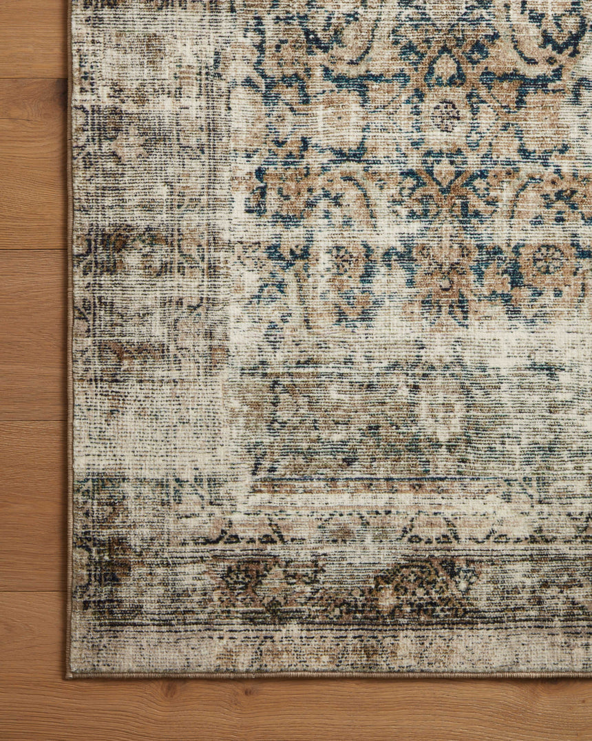Morgan Rug 02 | Navy / Sand