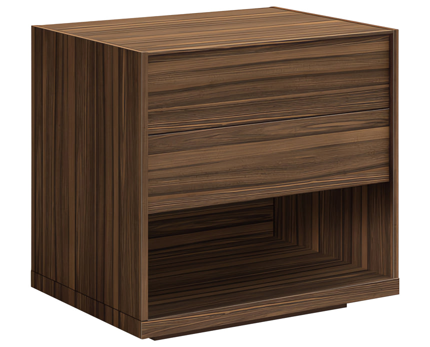 Smoked Walnut | Mobican Mimosa Night Table | Valley Ridge Furniture