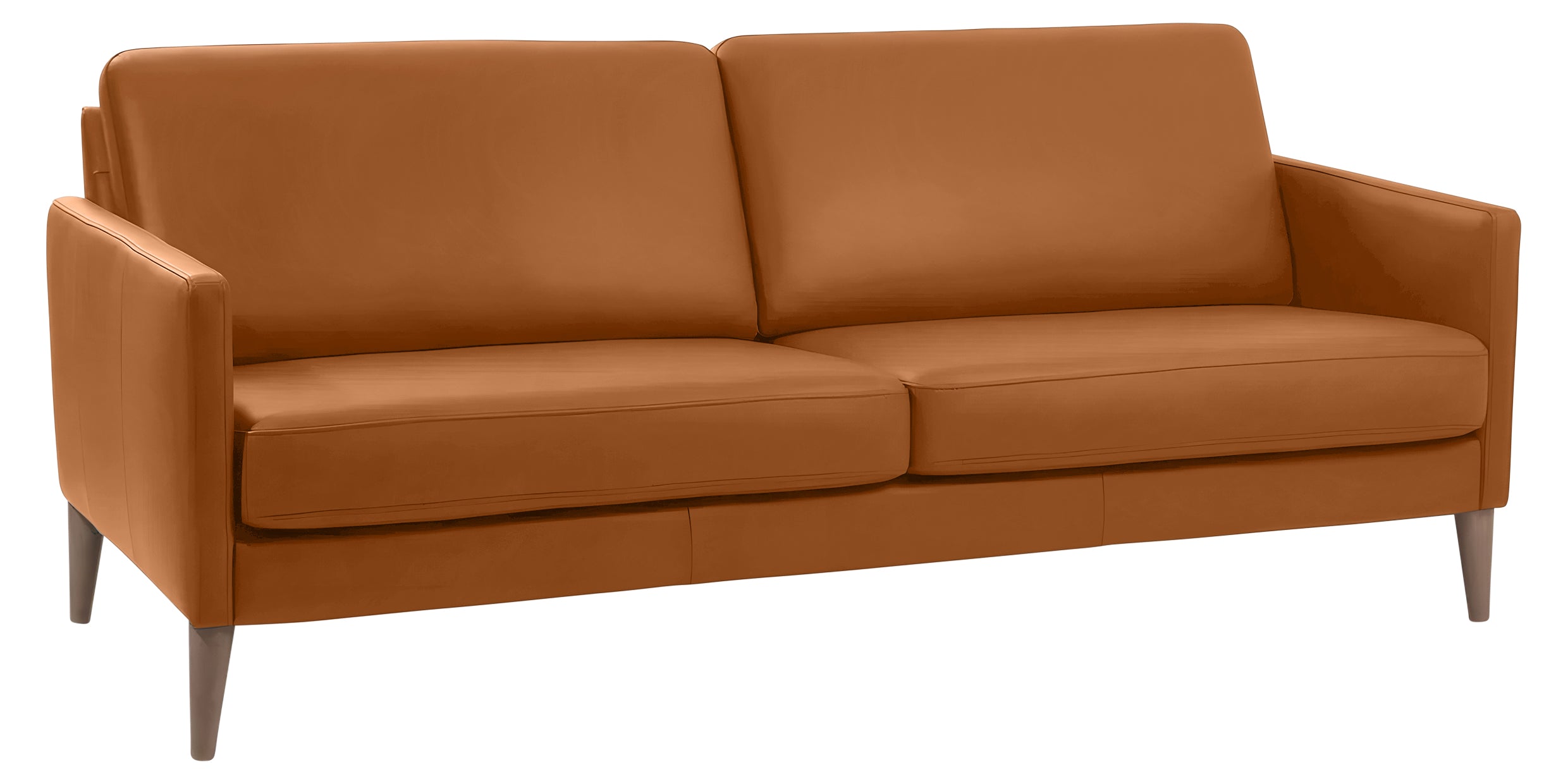 Trend Leather Whiskey | Norwegian Comfort Nordberg 3-Seater Duo Sofa - Promo | Valley Ridge Furniture