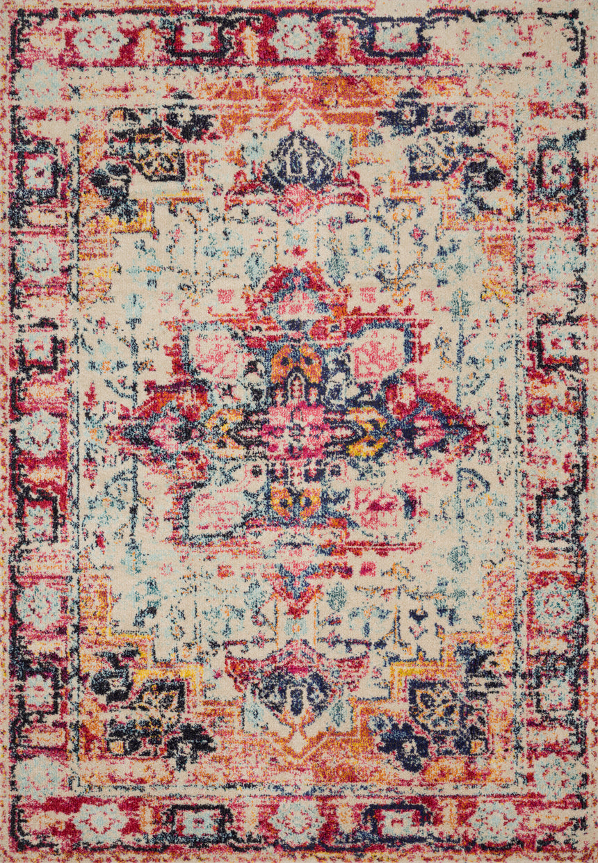 Nadia Rug 02 | Ivory / Fiesta
