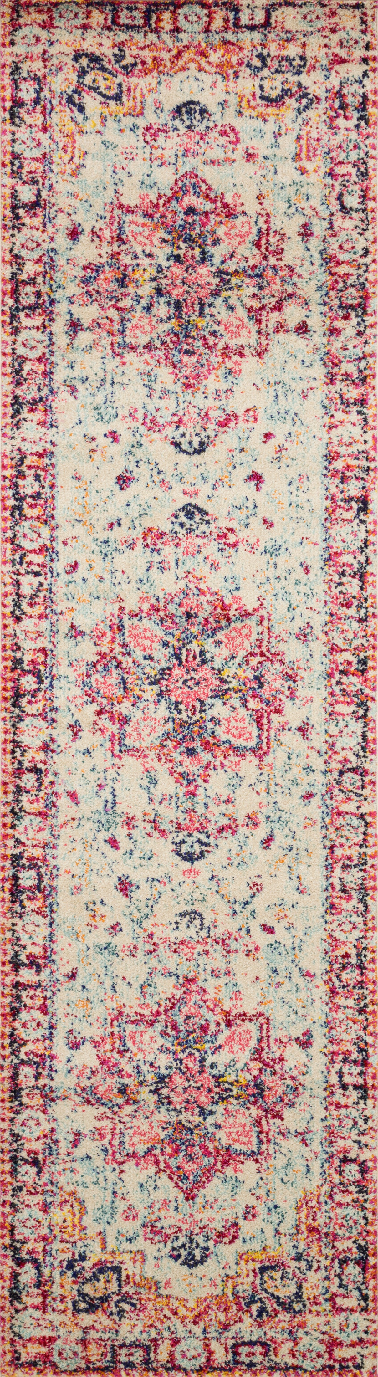 Nadia Rug 02 | Ivory / Fiesta