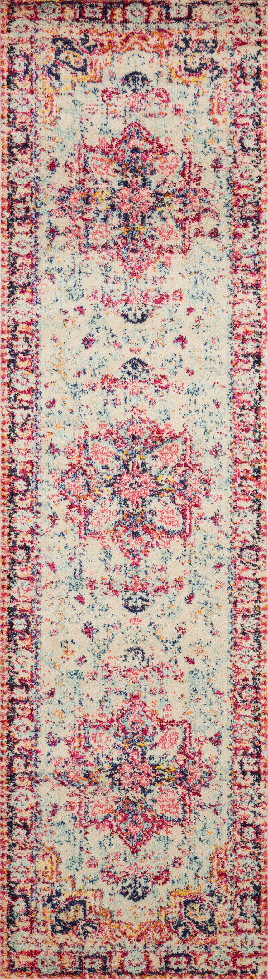 Nadia Rug 02 | Ivory / Fiesta