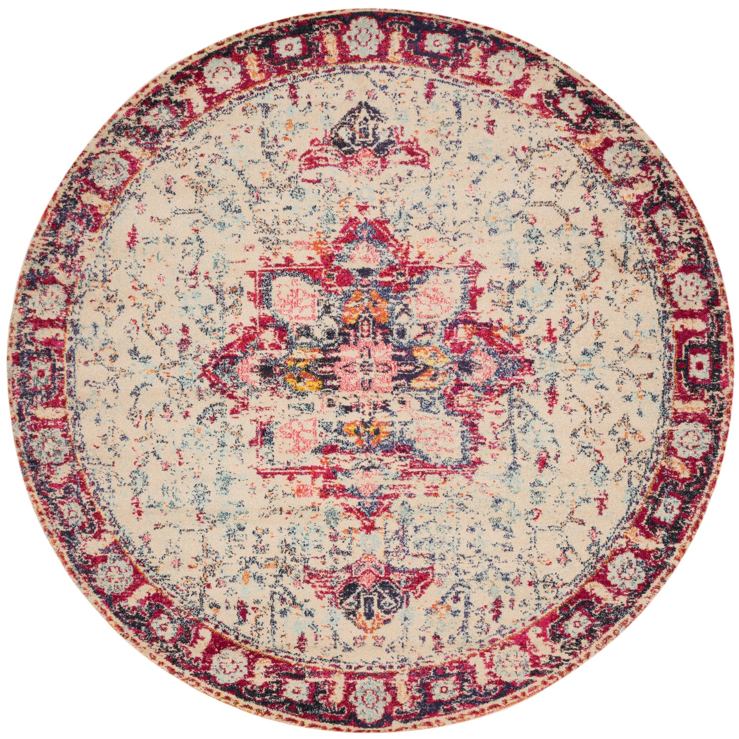 Nadia Rug 02 | Ivory / Fiesta