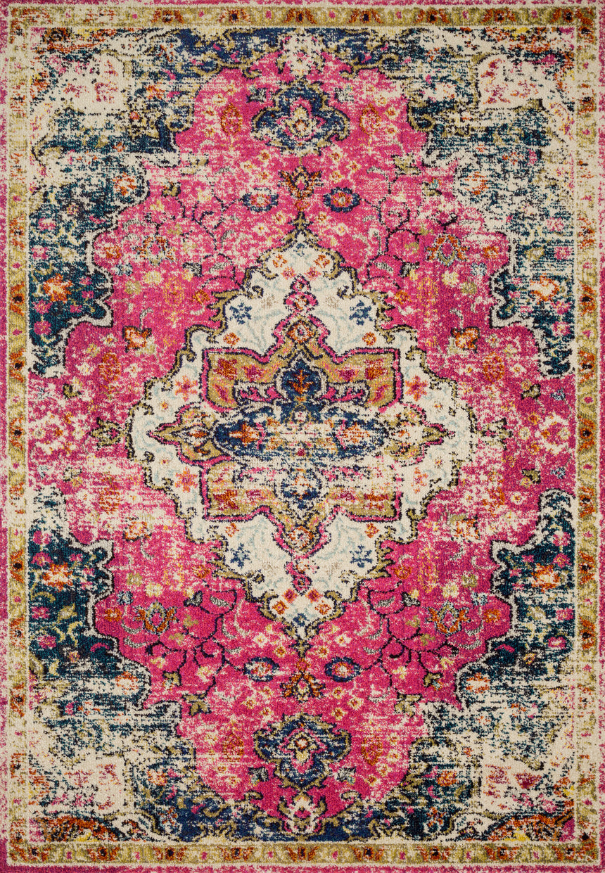 Nadia Rug 04 | Pink / Midnight