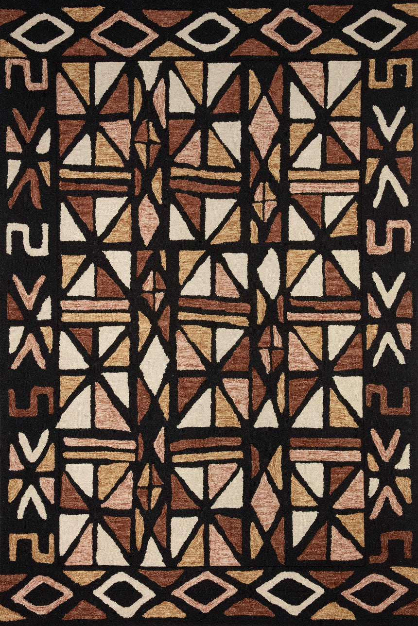 Nala Rug 05 | Spice / Black