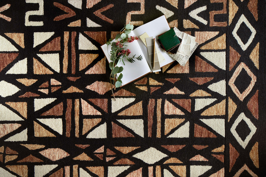 Nala Rug 05 | Spice / Black