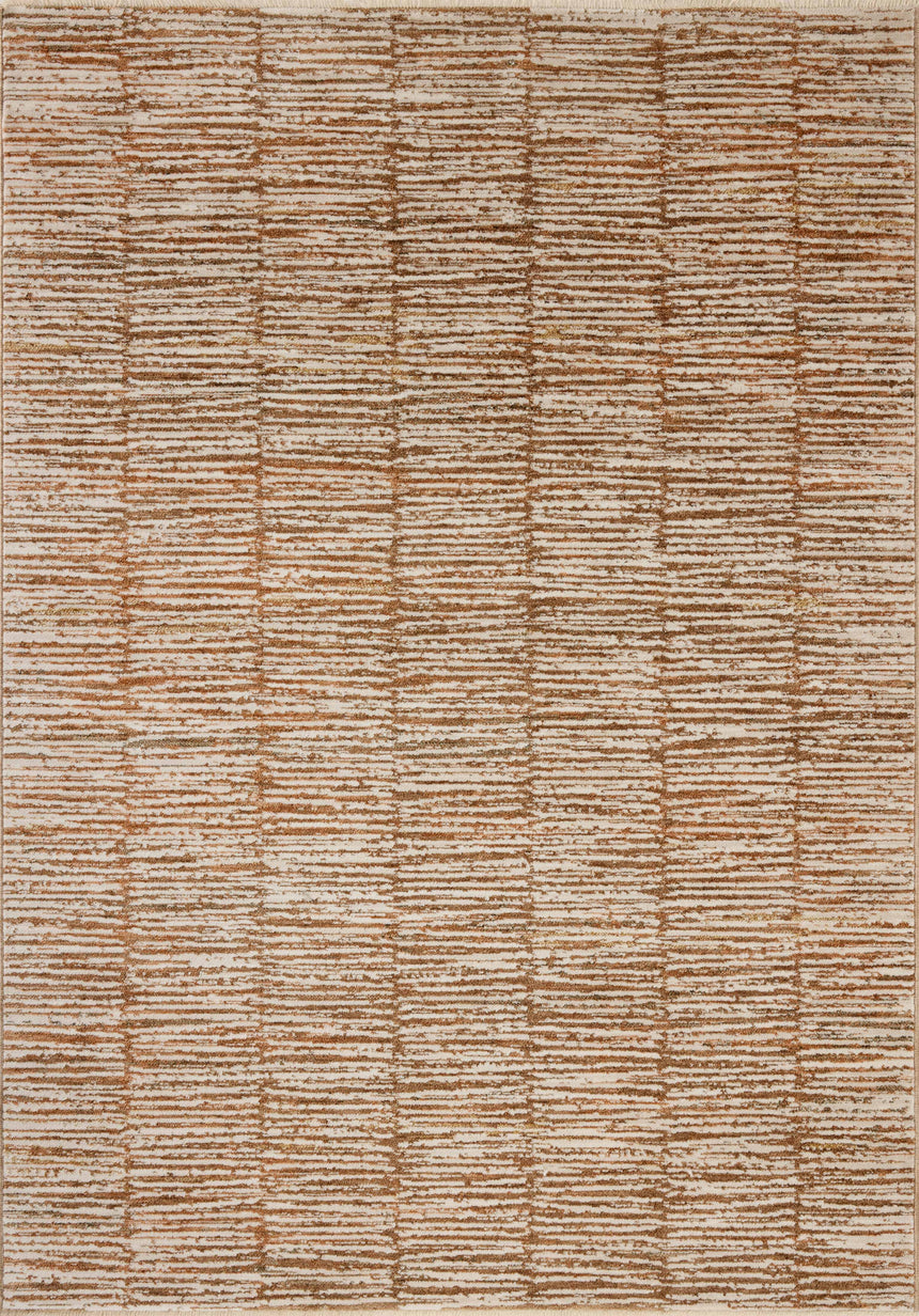 Nellie Rug 01 | Terracotta / Ivory