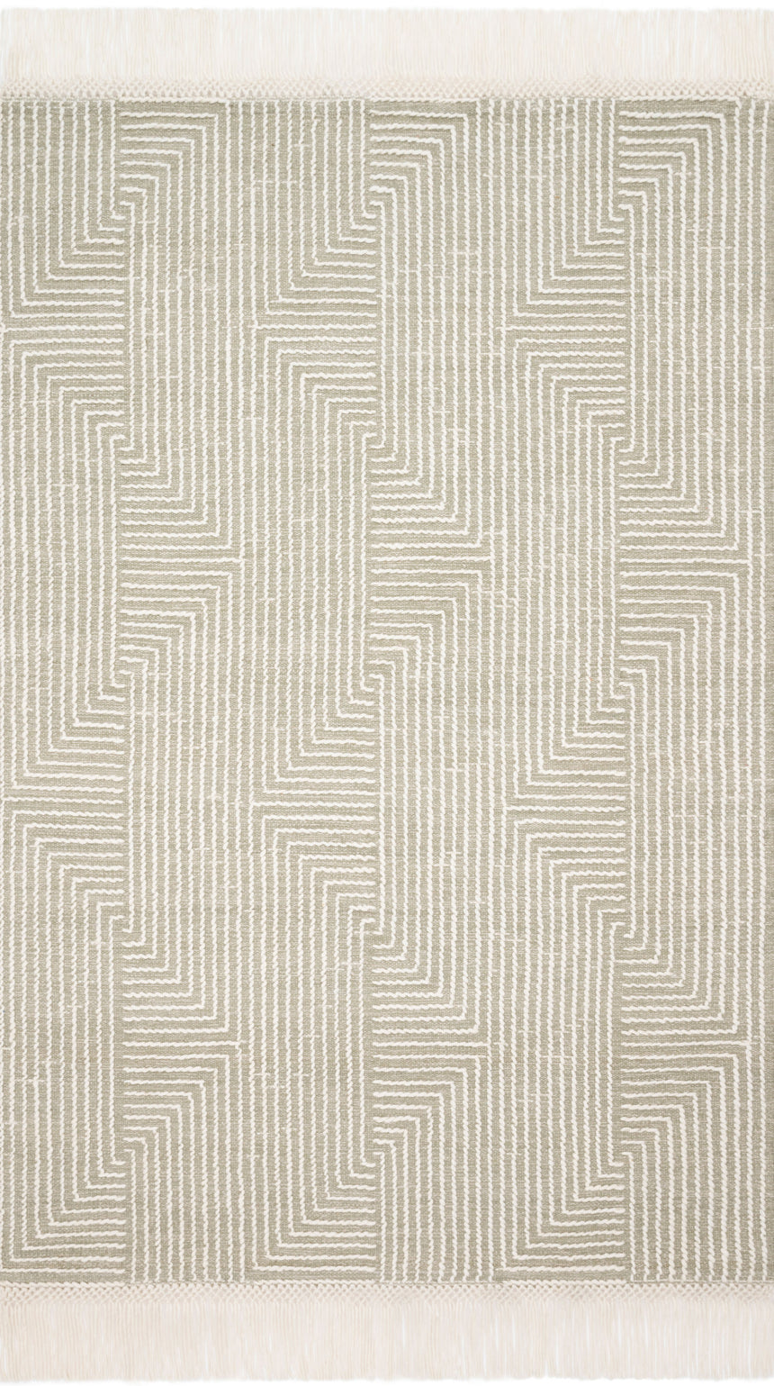 Newton Rug 04 | Sage / Ivory