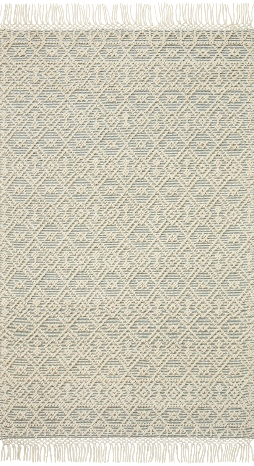 Noelle Rug 05 | Ivory / Blue