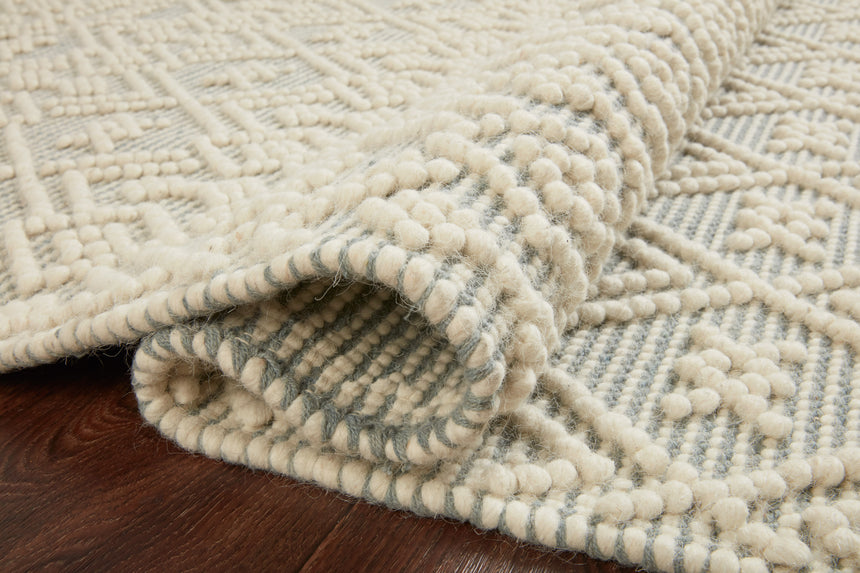 Noelle Rug 05 | Ivory / Blue