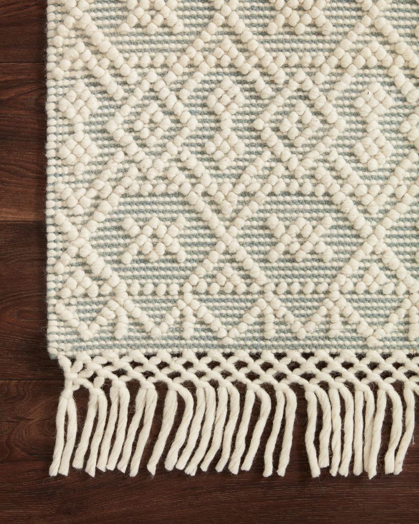 Noelle Rug 05 | Ivory / Blue
