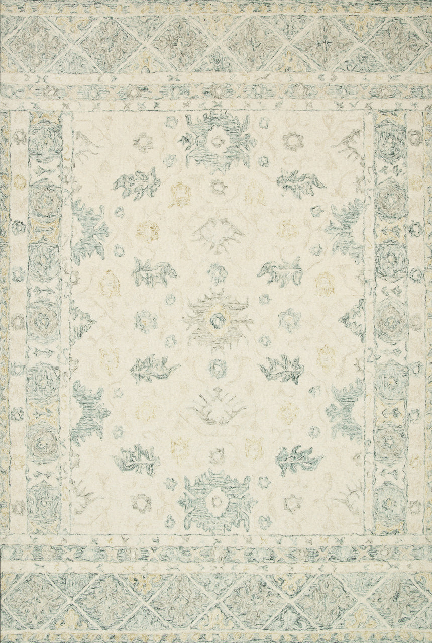 Norabel Rug 01 | Ivory / Slate