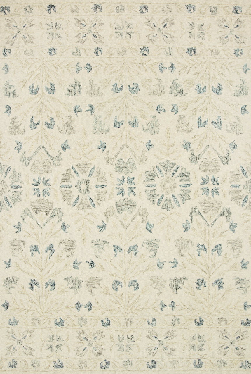 Norabel Rug 02 | Ivory / Grey