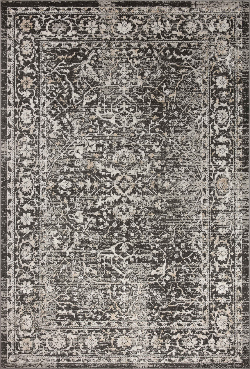 Odette Rug 01 | Charcoal / Silver