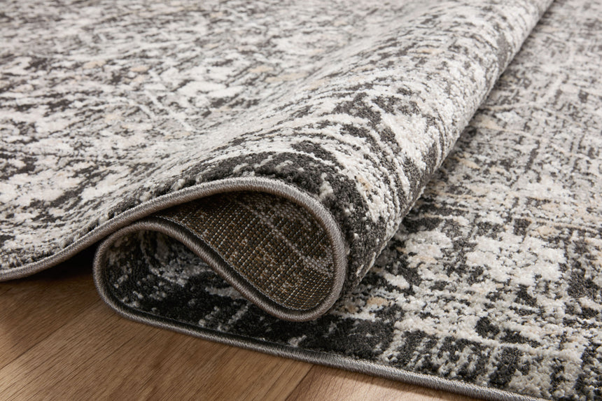Odette Rug 01 | Charcoal / Silver