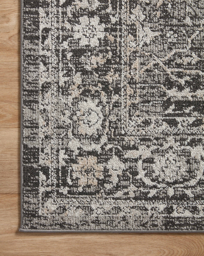 Odette Rug 01 | Charcoal / Silver