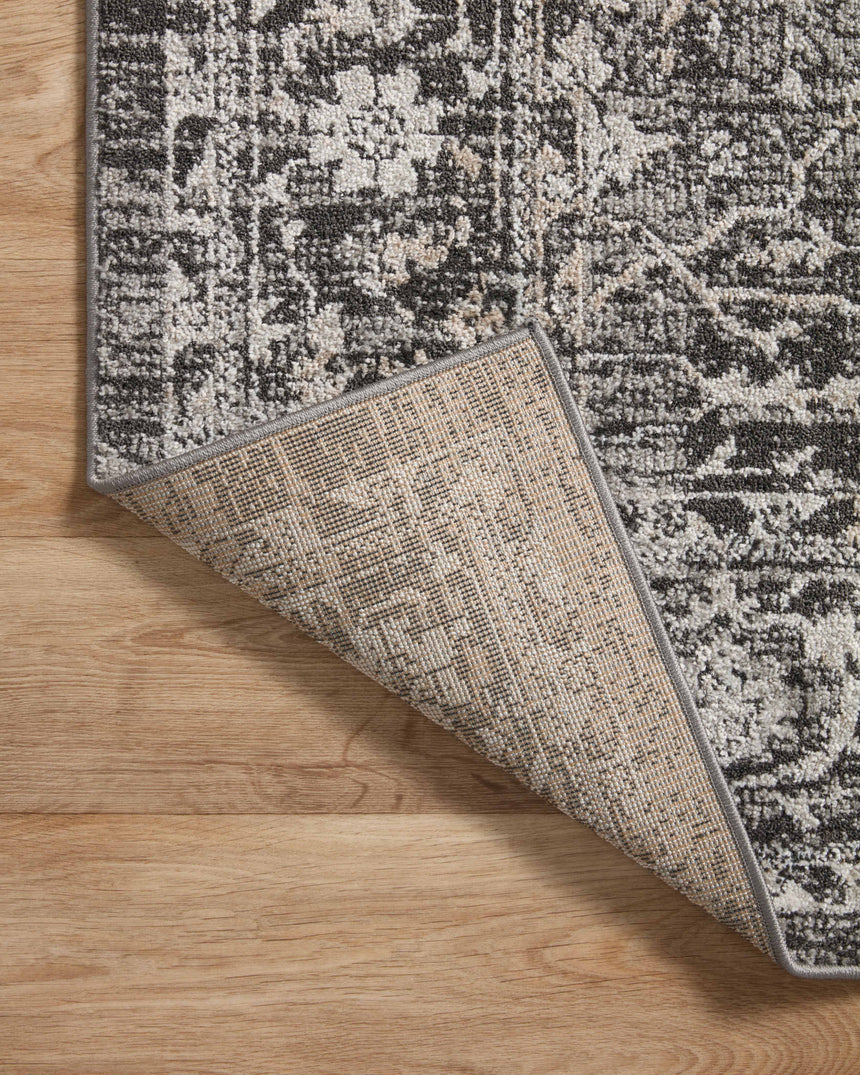 Odette Rug 01 | Charcoal / Silver