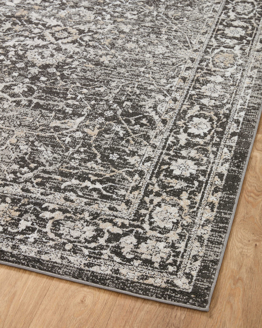 Odette Rug 01 | Charcoal / Silver