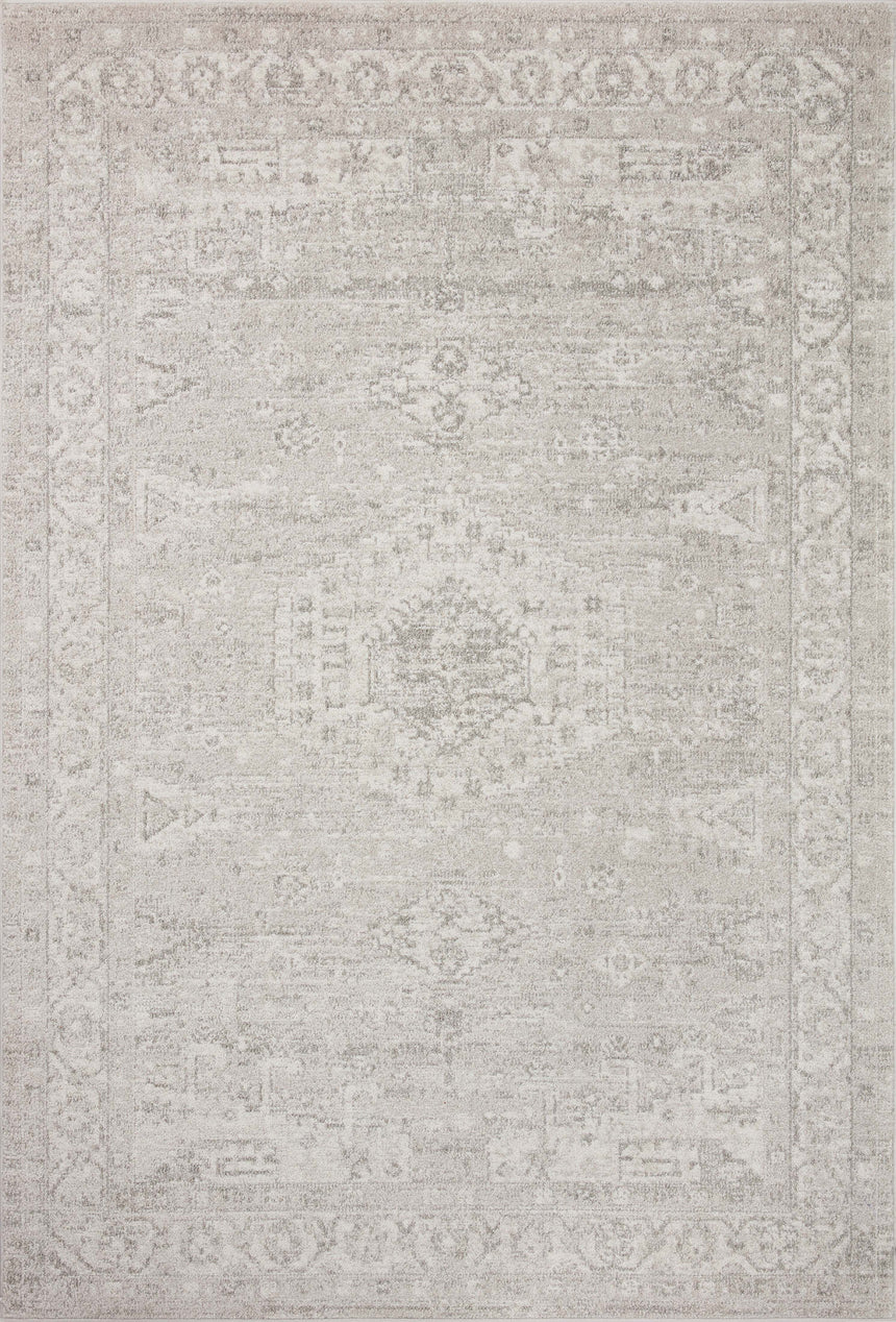 Odette Rug 02 | Silver / Ivory
