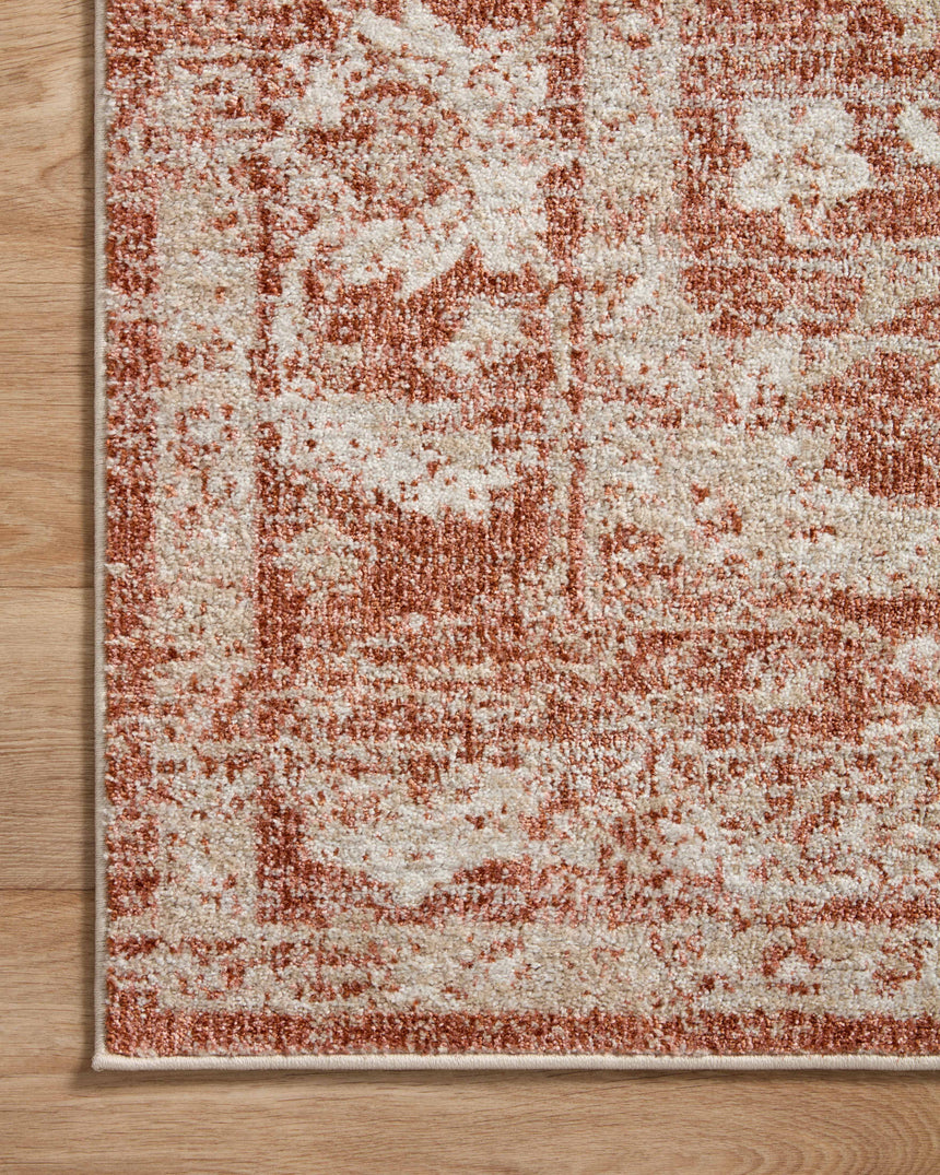 Odette Rug 03 | Rust / Ivory