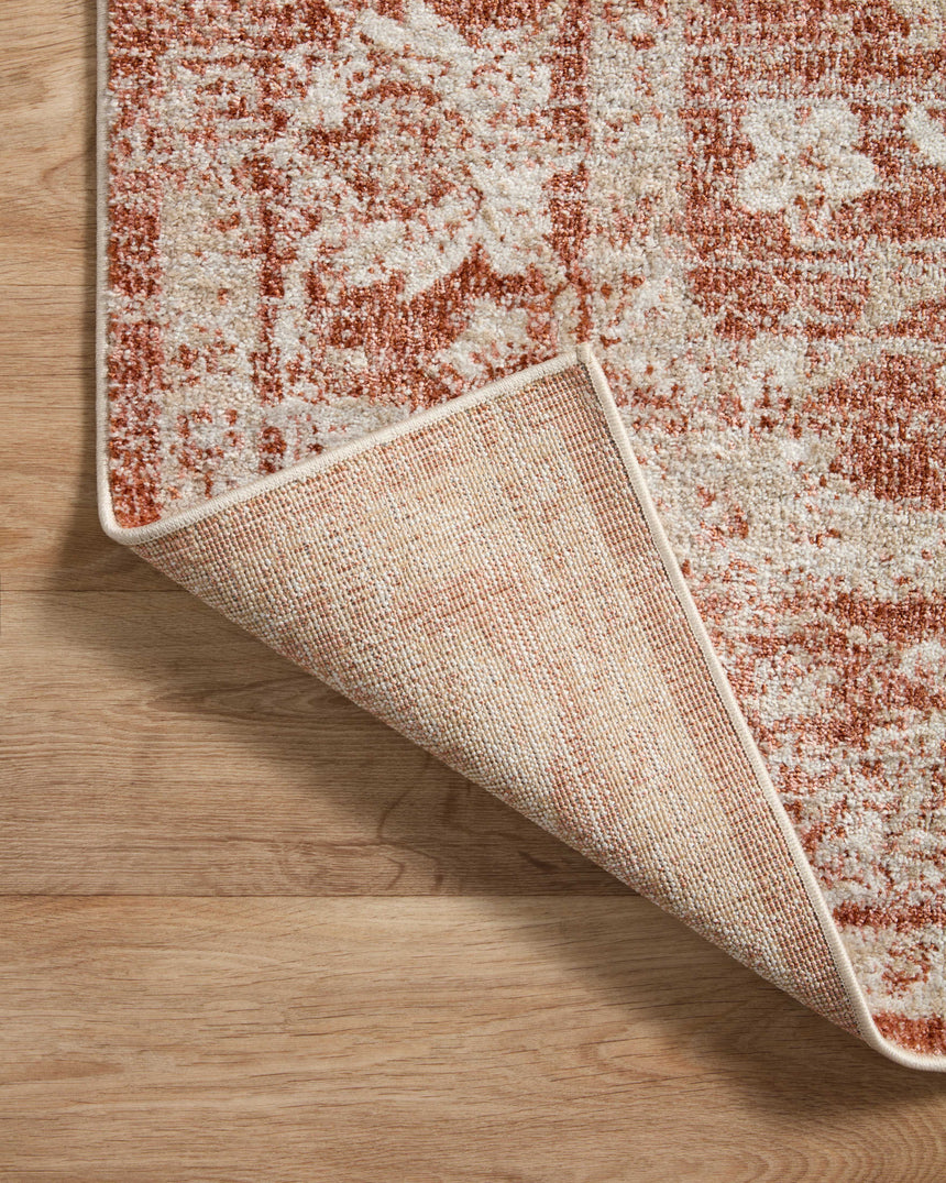 Odette Rug 03 | Rust / Ivory