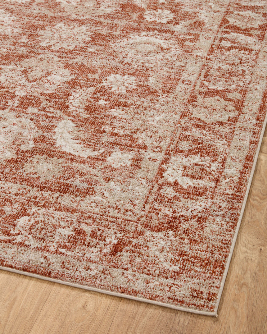 Odette Rug 03 | Rust / Ivory