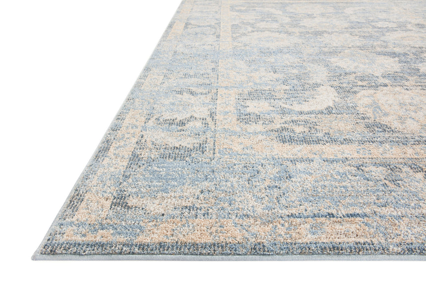 Odette Rug 03 | Sky / Beige