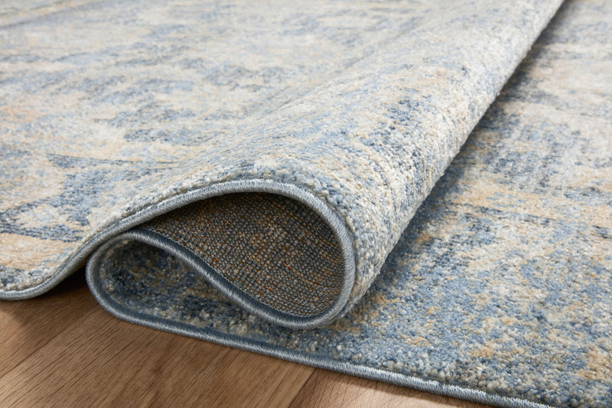 Odette Rug 03 | Sky / Beige