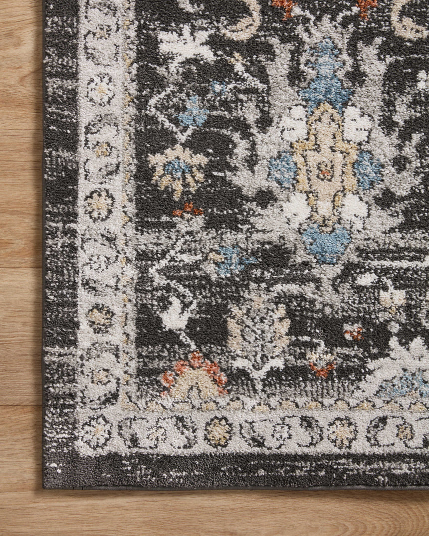 Odette Rug 04 | Charcoal / Multi