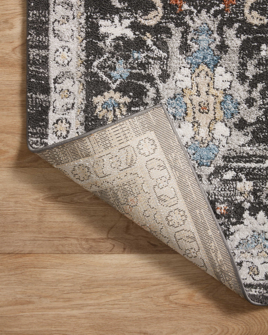 Odette Rug 04 | Charcoal / Multi