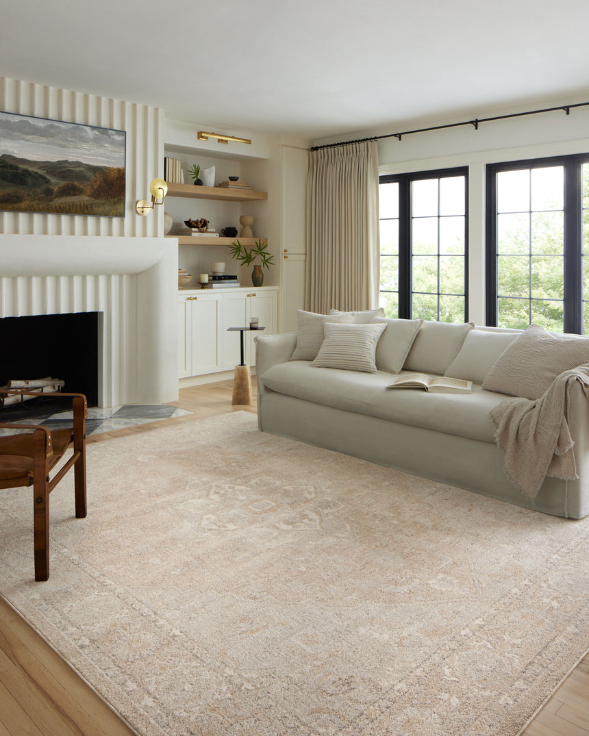Odette Rug 05 | Beige / Silver