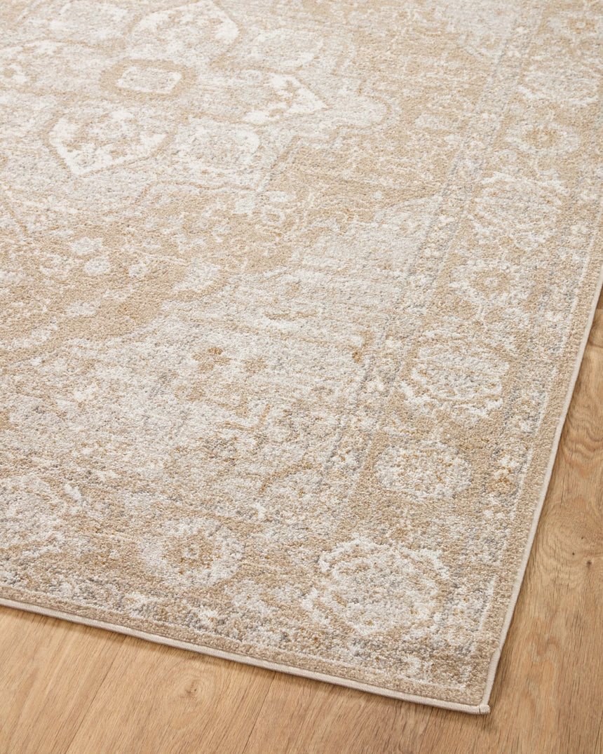 Odette Rug 05 | Beige / Silver