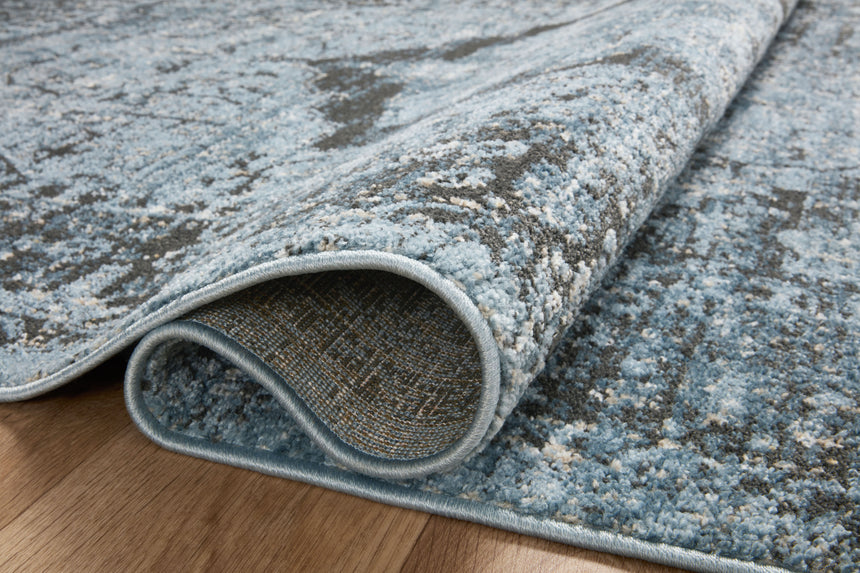 Odette Rug 08 | Sky / Charcoal