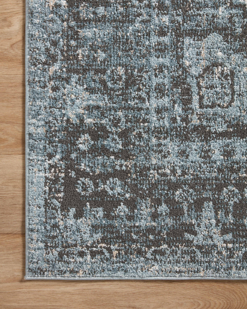 Odette Rug 08 | Sky / Charcoal